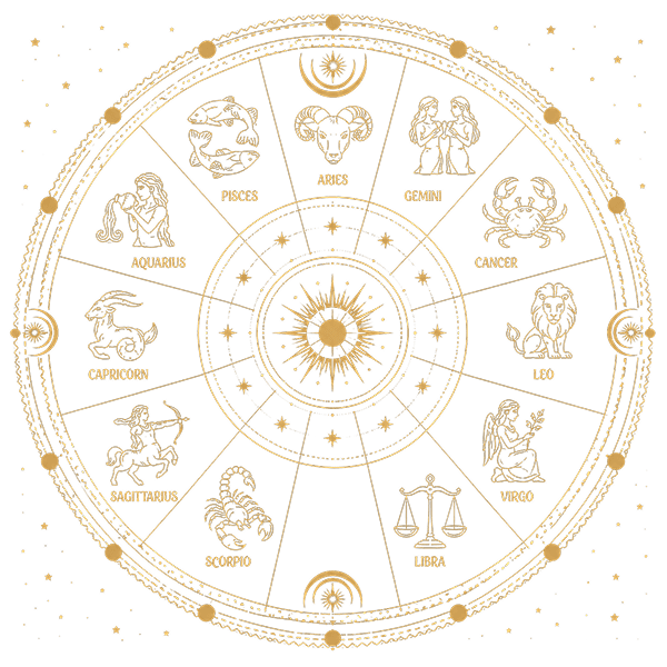 Zodiac Sign Wheel